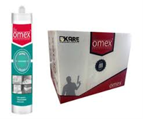 OMEX SİYAH SİLİKON 280ML 24 ADET